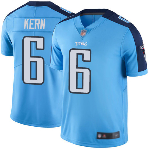Tennessee Titans Limited Light Blue Men Brett Kern Jersey NFL Football #6 Rush Vapor Untouchable->tennessee titans->NFL Jersey